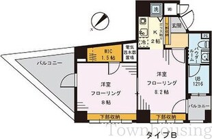 コンフォート東新宿の物件間取画像